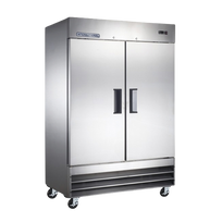 International Refrigerador vertical 2 puertas solidas INT/RV-2PS-AI Nuevo