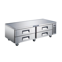 International Mesa refrigerada base chef 4 cajones INT/BC-4C-AI Nuevo