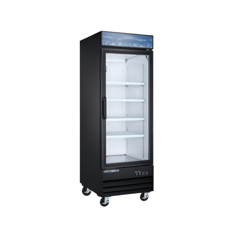 International Refrigerador vertical 1 puerta de vidrio INT/RV-1PV-AI Nuevo