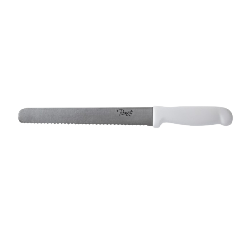 Concasse Cuchillo panadero con sierra 8" blanco MCCPAN08 Nuevo