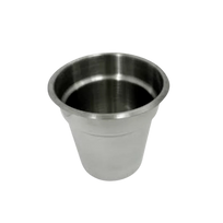 Concasse Inserto Baño Maria redondo 4 lts acero inoxidable MCIBM4250 Nuevo
