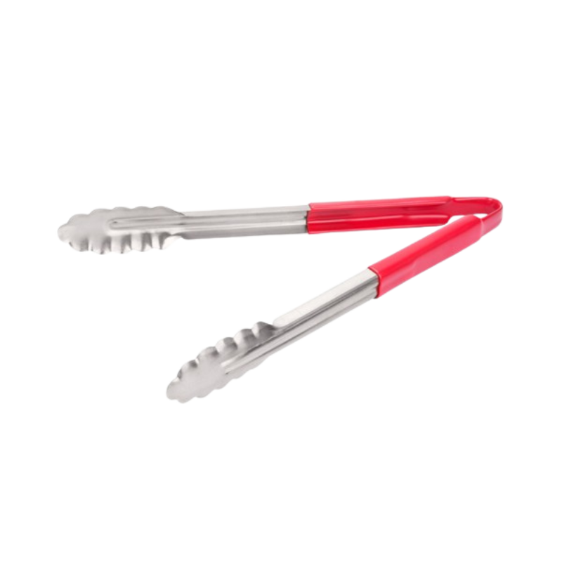 Concasse Pinza acero inoxidable 12" cubierta plastico rojo MCPAIP12R Nuevo