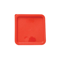 Concasse tapa para contenedor plastico cuadrado 6L y 8L rojo MCTRC2 Nuevo