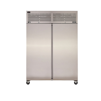 Imbera Refrigerador Vertical 2 Puertas Acero EVC45-F2 Seminuevo