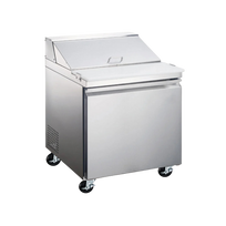 Icehaus Mesa refrigerada 1 puerta 7 pies ME-1P-SS-01 Nuevo