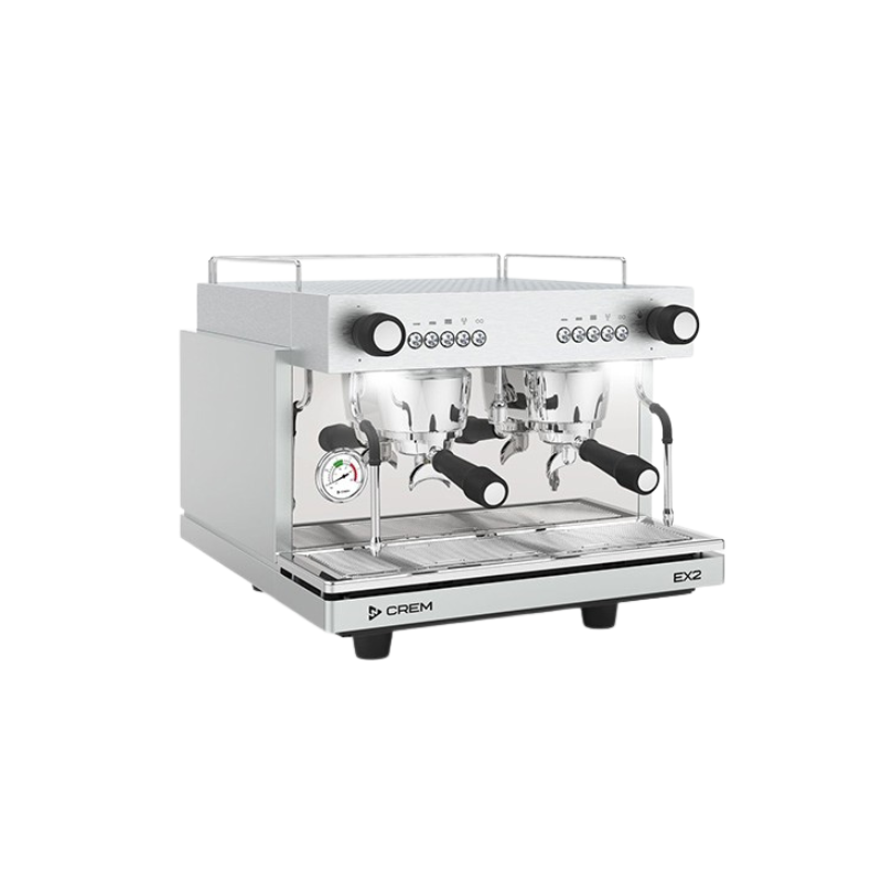 Crem Cafetera tradicional de espresso diseño robusto 2 grupos CC2WAASCJATN EX2 mini Outlet