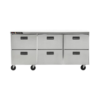 Centerline Refrigerador bajo barra 6 cajones 72