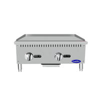 Atosa Plancha a Gas 2 Quemadores ATMG-24 con Base Seminuevo