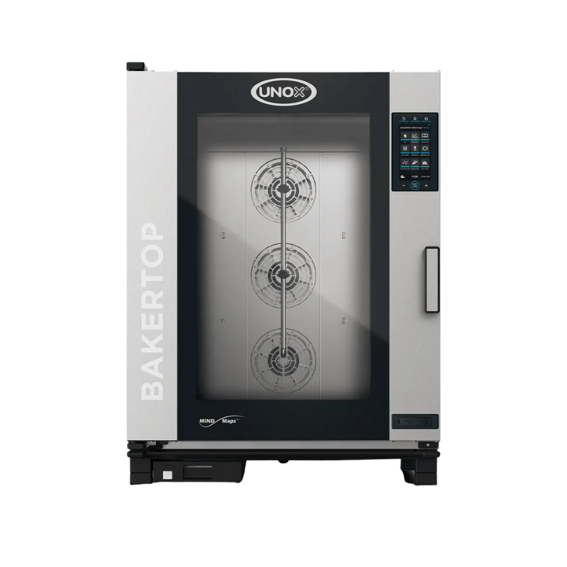 Unox Horno Combinado Bakertop 8 Charolas a Gas XAVC-10FS-GPRM-AL Nuevo