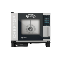Unox Horno Combinado ChefTop Eléctrico 5 bandejas GN 1/1  XEVC-0511-EPRM Nuevo