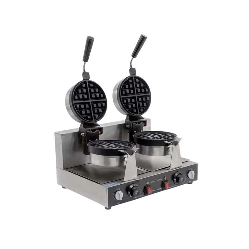 Migsa Wafflera Belga Giratoria Doble UWBX-2 Nuevo