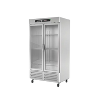 Asber Conservador Congelados 2 Cuerpos 2 Puertas Cristal ARF-37-G HC Nuevo