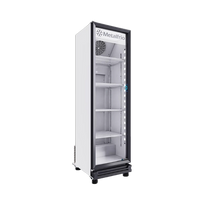 Metalfrío Refrigerador vertical 1 puerta cristal 10,4 pies RB100 Nuevo