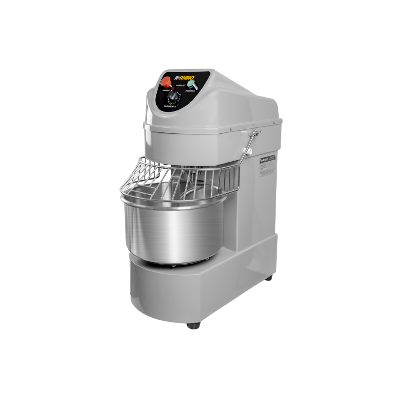Rhino Amasadora 20 lt Acero Inoxidable Rotación Espiral AMASA-20 Nuevo