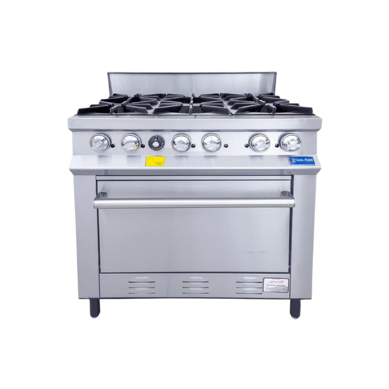 Sanson Estufa a Gas de 6 Quemadores tipo helice SSE6Q ECO 6 Outlet
