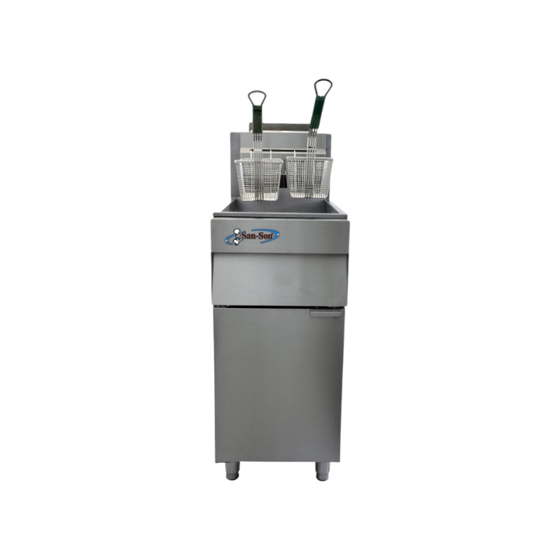 Sanson Freidora profesional a gas 2 canastillas 19 lts SS-35 Nuevo