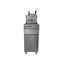 Sanson Freidora profesional a gas 2 canastillas 19 lts SS-35 Nuevo