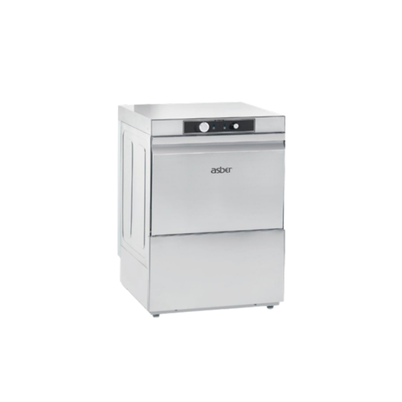 Asber Lavavajillas apertura Frontal Un Ciclo De Lavado 30 Cestas/hr 220V GE-500 DD F SA Nuevo
