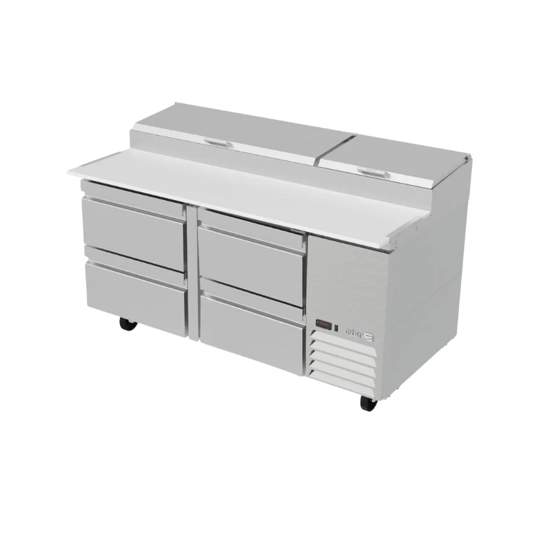 Asber Mesa refrigerada de preparación APTP-67-D4 P HC Nuevo