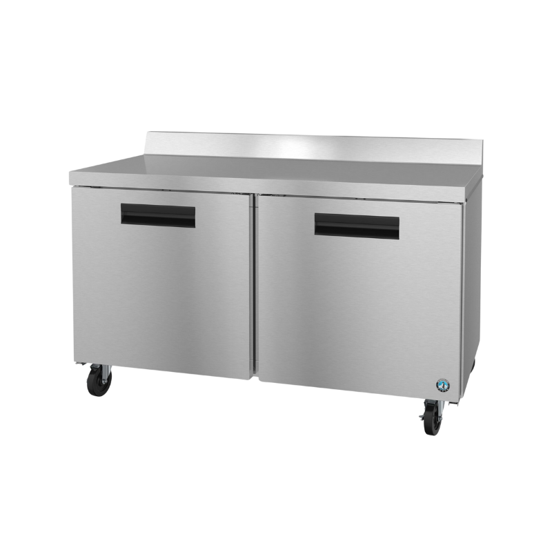 Hoshizaki Mesa de trabajo congelada dos puertas acero WF60B Nuevo