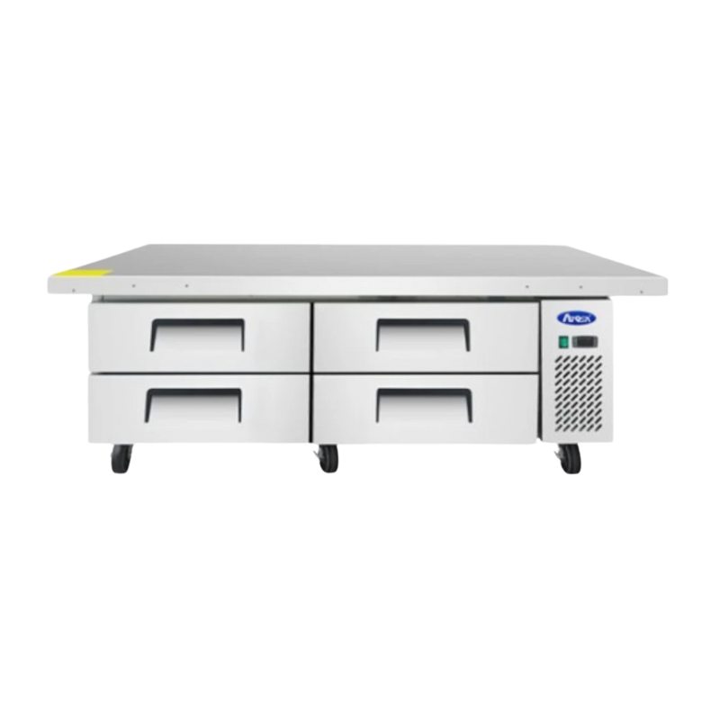 Atosa Base Chef Refrigerada 4 Cajones 12.1 Pies MGF8454GR Seminuevo