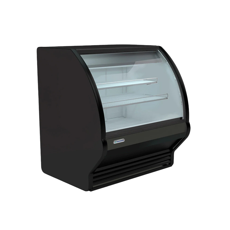 Metalfrio Vitrina Refrigerada de Cristal Curvo VCM100 115V Seminuevo