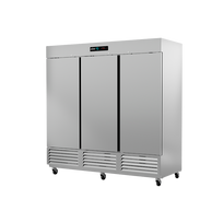 Asber Refrigerador Vertical 3 Puertas Acero Inox 72 Pies ARR-72-H HC Seminuevo