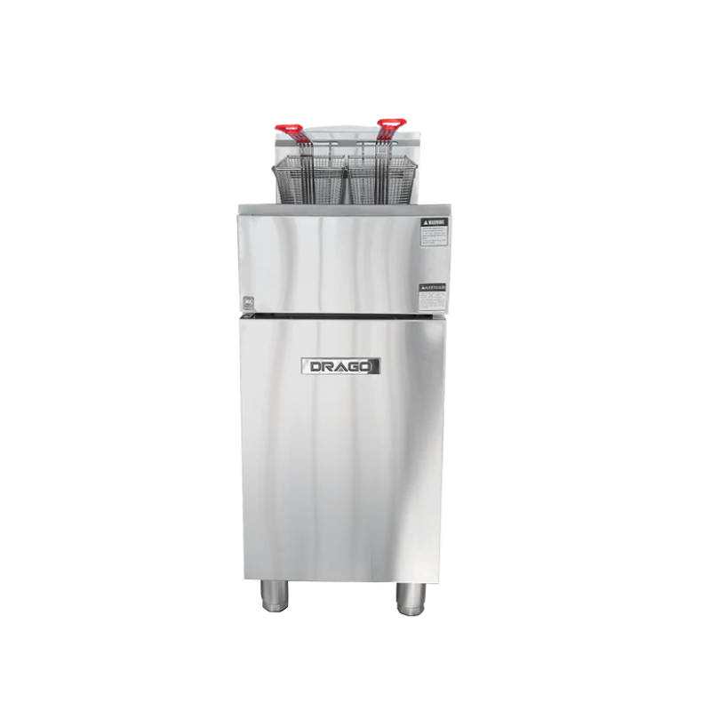 Drago Freidora 2 Canastillas 21 Litros Acero Inoxidable FG-21RS Seminuevo