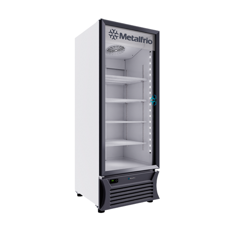 Metalfrío Refrigerador Vertical 1 Puerta de Cristal RB460 Seminuevo