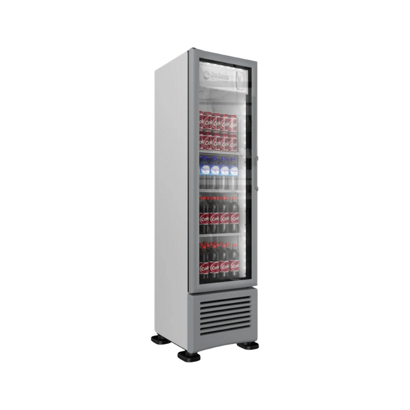 Imbera Refrigerador Vertical 1 Puerta Cristal Luz Led 8 Pies VR08 Seminuevo