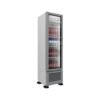 Imbera Refrigerador Vertical 1 Puerta Cristal Luz Led 8 Pies VR08 Seminuevo