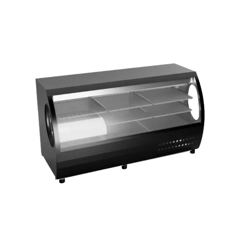 Criotec Vitrina curva de mostrador con 200 cm VCC-200 Nuevo