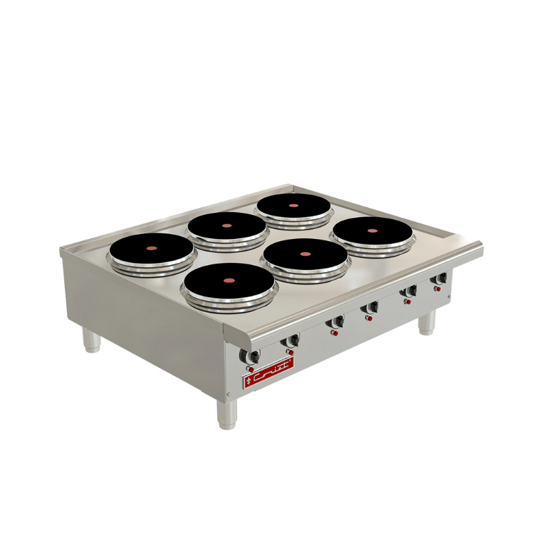 Coriat Parrilla electrica 6 platos 2600W c/u 220V PCV-6-E MASTER Nuevo