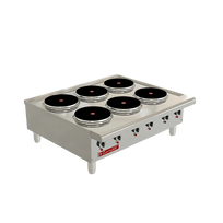 Coriat Parrilla electrica 6 platos 2600W c/u 220V PCV-6-E MASTER Nuevo