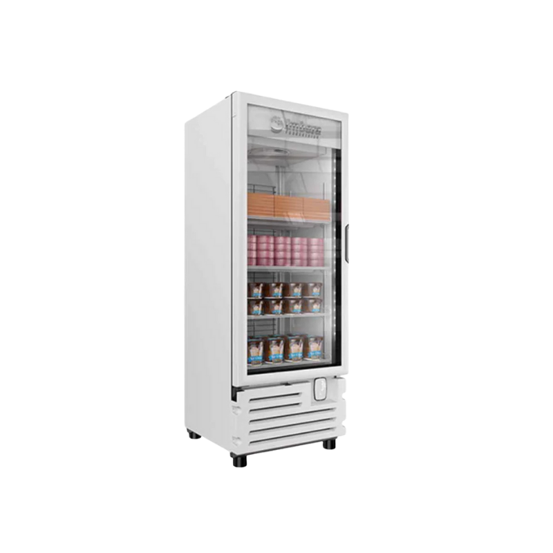 Imbera Congelador Vertical 1 Puerta Cristal Luz Led 16 Pies VFS16 C Seminuevo