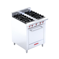 Coriat Estufa a Gas con 4 Quemadores y Horno EC-4-HM DE PISO MASTER Nuevo