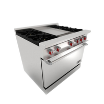 Drago Estufa 4 Quemadores, Horno y Plancha CG-41P Seminuevo