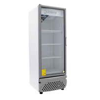 Imbera Refrigerador Vertical 1 Puerta Cristal Luz Led 25 pies VR25 D 115V Seminuevo
