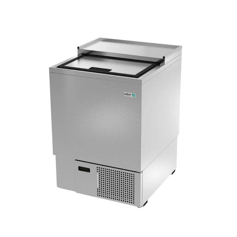 Asber Congelador Glass Froster 1 Puerta Solida Corrediza AGF-36-S HC Nuevo