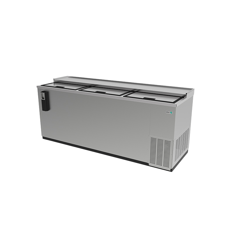 Asber Botellero Acero Inoxidable 3 Puertas 25 Pies3 ADBC-80-S HC Nuevo