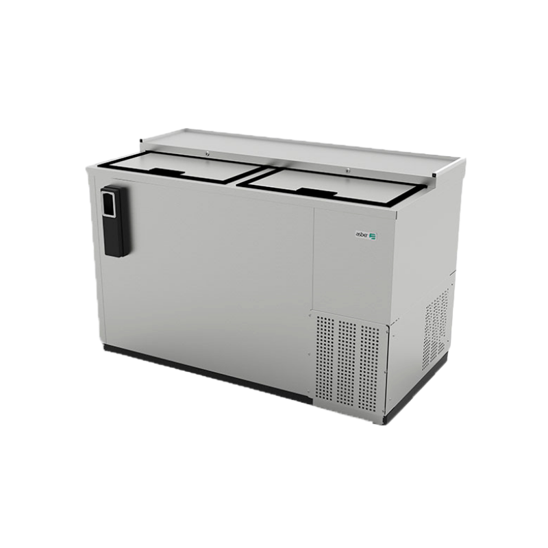 Asber Botellero Acero Inoxidable 2 Puertas 14 pies3 ADBC-50-S HC Nuevo