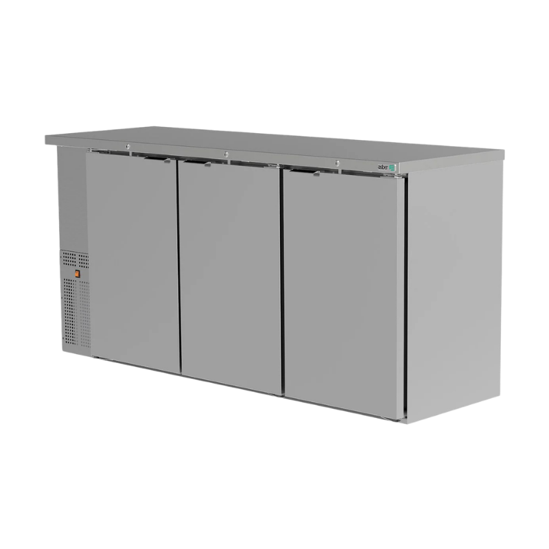 Asber Refrigerador de Contrabarra 3 Puertas ABBC-24-72-S HC Nuevo