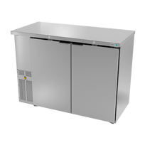 Asber Refrigerador de Contrabarra en Acero Inoxidable 2 puertas ABBC-24-48-S HC Nuevo