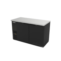 Asber Refrigerador Contrabarra Vinil Negro 2 Puertas Solidas 14.3 Pies3 ABBC-58 HC Nuevo