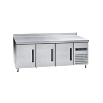 Asber Mesa Refrigerada Congelador 3 puertas Solidas 13.9 Pies3 Acero ASTF-79 HC Nuevo