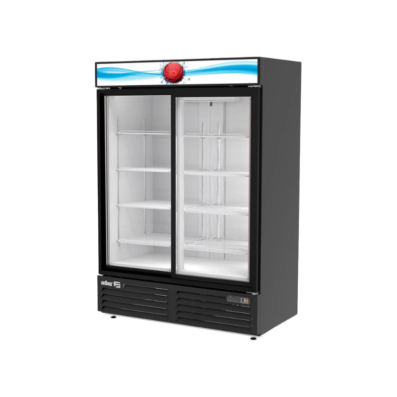 Asber Refrigerador 2 Puertas de Cristal ARMD-47-SD HC Nuevo
