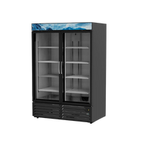 Asber Congelador 2 Puertas de Cristal AFMD-37 HC Nuevo