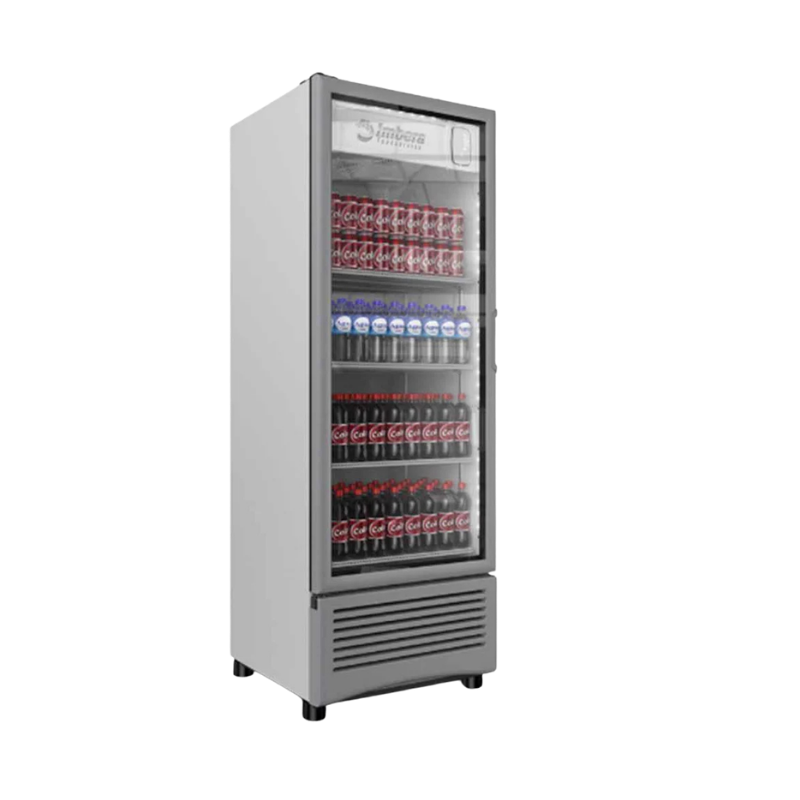 Imbera Refrigerador Vertical 1 Puerta Cristal Luz Led 20 Pies VR20 D 115V Seminuevo