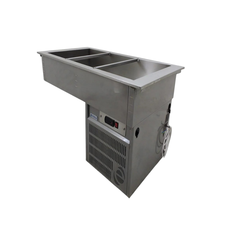 Asber Tina refrigerada 3 insertos 115V 60Hz DRFB 311 HC Nuevo