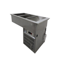Asber Tina refrigerada 3 insertos 115V 60Hz DRFB 311 HC Nuevo